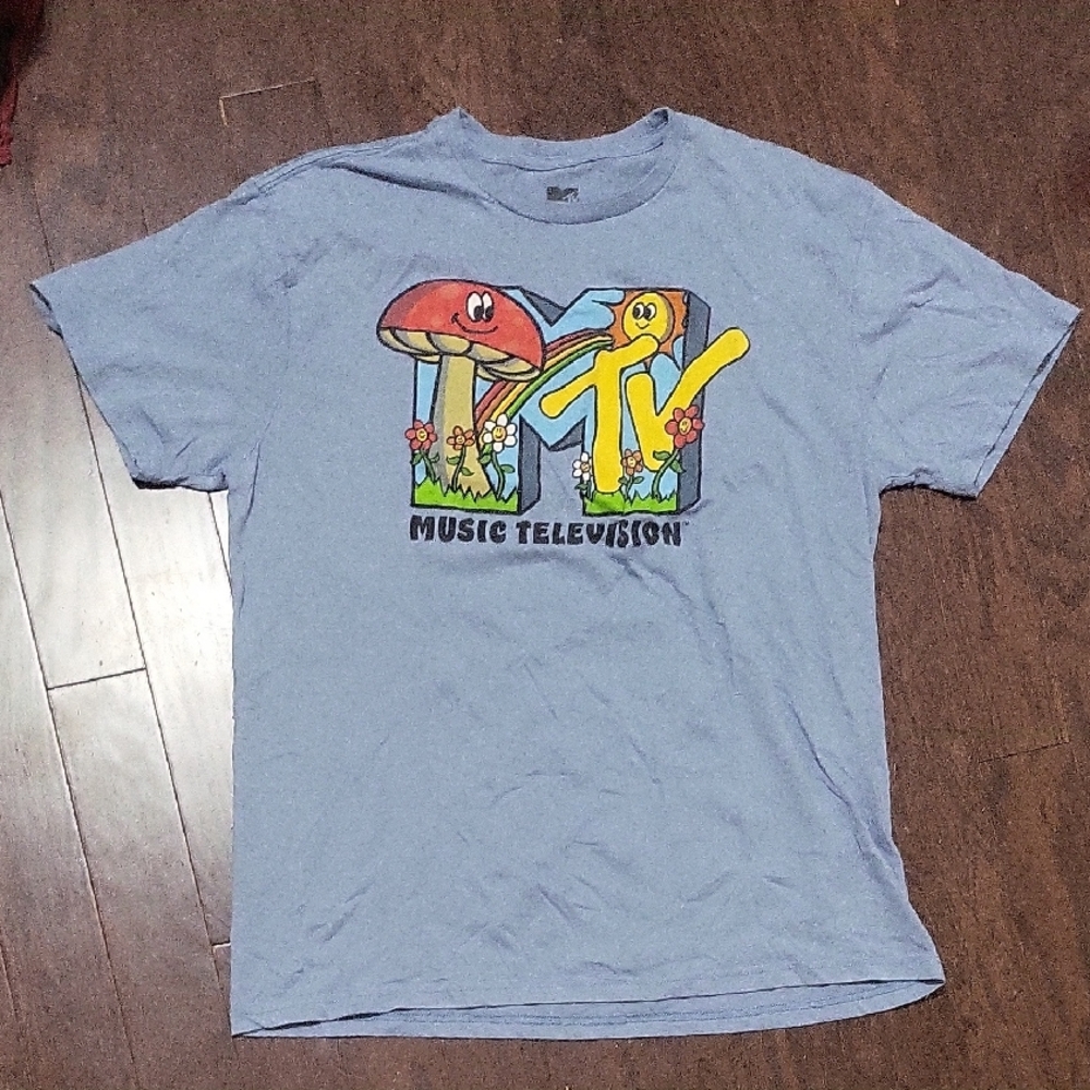 MTV Blue Graphic Tee